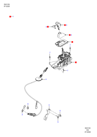 EB3G7K004CD-Shift assy