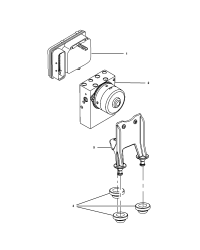 68004546AA-HYDRAULIC CONTROL UNIT ANTI-LOCK BRAKE SYSTEM