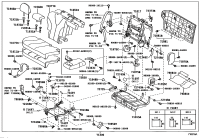 710750T022A1-Cover, seat cushion, rear rh (for separate type)