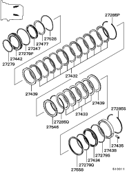 MD761939-SPRING,A/T L-R BRAKE WAVE