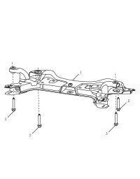 4010002900-Subframe assy, fr