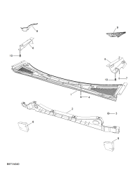 10626075-Panel, a/c grille
