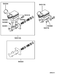 MB928088-CYLINDER ASSY,BRAKE