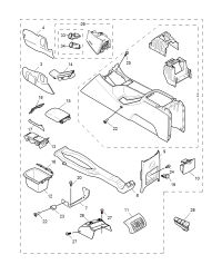 10008049-Garnish, center console