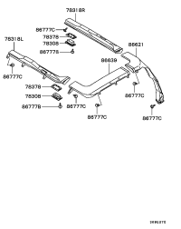 MR398422-DUCT,ROOF SIDE VENT,RH