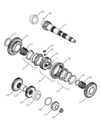 3030021900-Nut 4G18 F517A