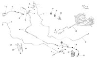 400611742G-BRAKE PIPE FROM HYDRAULIC SYSTEM TO BRAKE HOSE