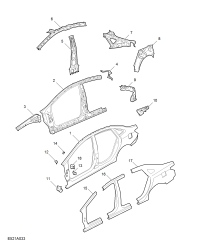 10162505SEPP-Member assy-cowl top