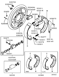 MB534325-CUP+BOOT KIT,RR BRAKE C