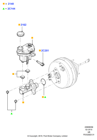 DG1Z2140A-Master cylinder assy