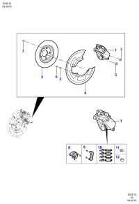 EFS12K328CA-???? Pad-brake