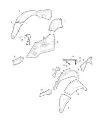 10002661-Wheel house assy-rr inr