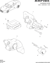AD432K327BA-Caliper Assy, Parkbrake RH