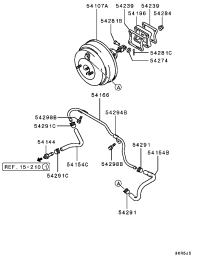 MB699195-HOSE,BRAKE BOOSTER VACUUM