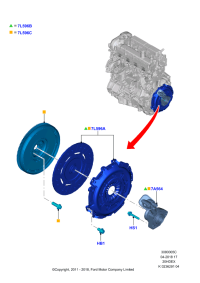 DG917A564AB-Hub & bearing-clutch release