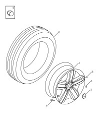 4024009900-Cap, hub trim