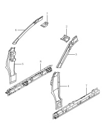 5042026900C15-Reinforcement assy, quarter sill, rh/lh