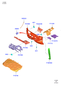 GR2BF01590DA-Spacer-cowl panel