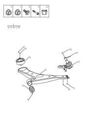 4017003600-Arm assy, front suspension lower, rh/lh