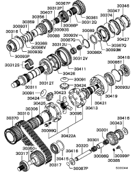 MD724734-SNAP RING,T/F