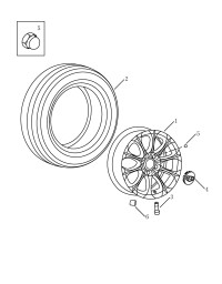 JQ393B12G-Nut, automobile wheel