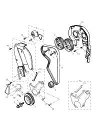 10035382-Bracket, intake housing assy