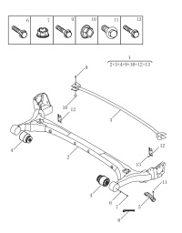 JQ389B12T13F6-Nut, hexagon