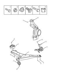 JQ321B12HT13F13-Nut, hexagon