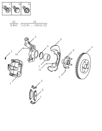 4048006800-Knuckle assy (EPB) (sport), fr