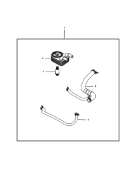 5058490AB-HOSE OIL COOLER OUTLET