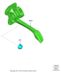BK219F836AD-PAD, ACCELERATOR PEDAL