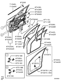5706A425-GLASS,FR DOOR WINDOW,LH