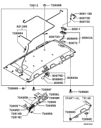 MN123205YA-CLIP,HEADLINING