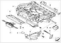 52109155007-Manual seat frame lh