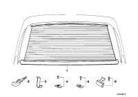 51460394323-Glass, sunshade roller blind rear window