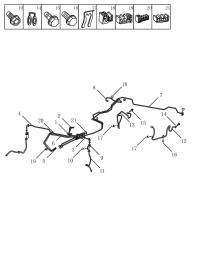 4066011400-Pipe assy-brake master cyl no.2
