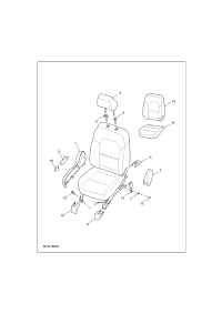 C00088654-Knob, front passenger seat adjust
