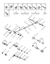 4082008000-Shaft assy., 4g18td-6at_4wd