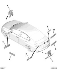 98106477VD-Emblem, fender