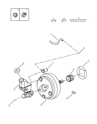 4056005800-Vac/booster w/brake master cyl assy (AT)