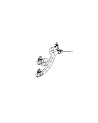 5058822AD-HOSE HEATER CORE SUPPLY AND RETURN INCLUDES: CLAMPS