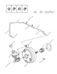 4056005900-Vac/booster w/brake master cyl (MT)
