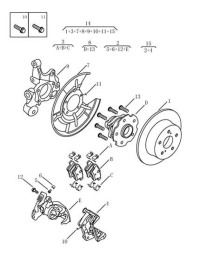 4050013700-Pad, disc brake, rear