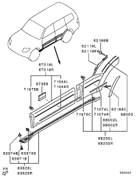 5757A026WB-GARNISH,RR DOOR,RH