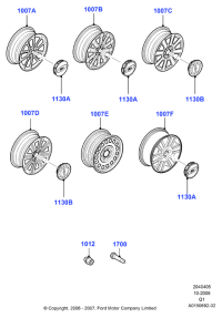 9W1Z1130A-ORNAMENT,CAR NAME-RE