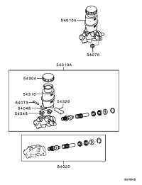 MR370247-CYLINDER ASSY,BRAKE MASTER