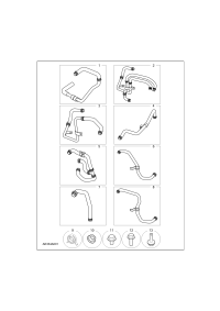 C00082132-Pipe assy-front heater outlet