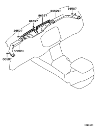 MR360756-DUCT,SIDE DEFROSTER,LH