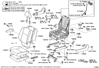 7107428C70E1-Cover sub-assy, front seat back, rh/lh