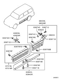 MR748608-GARNISH,FR DOOR,LH